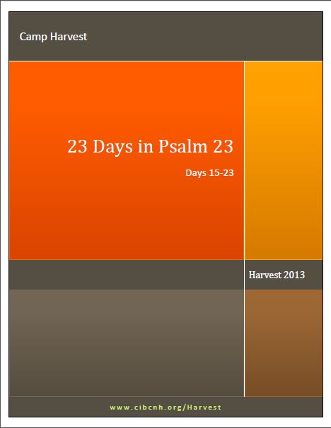 23 Days in Psalm 23 - Part 2